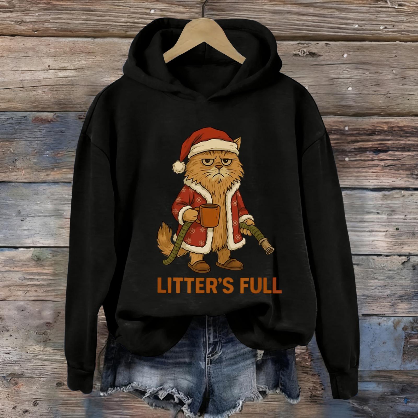 

Женская мода Повседневные универсальные толстовки на каждый день с длинным рукавом и капюшоном XL чёрный