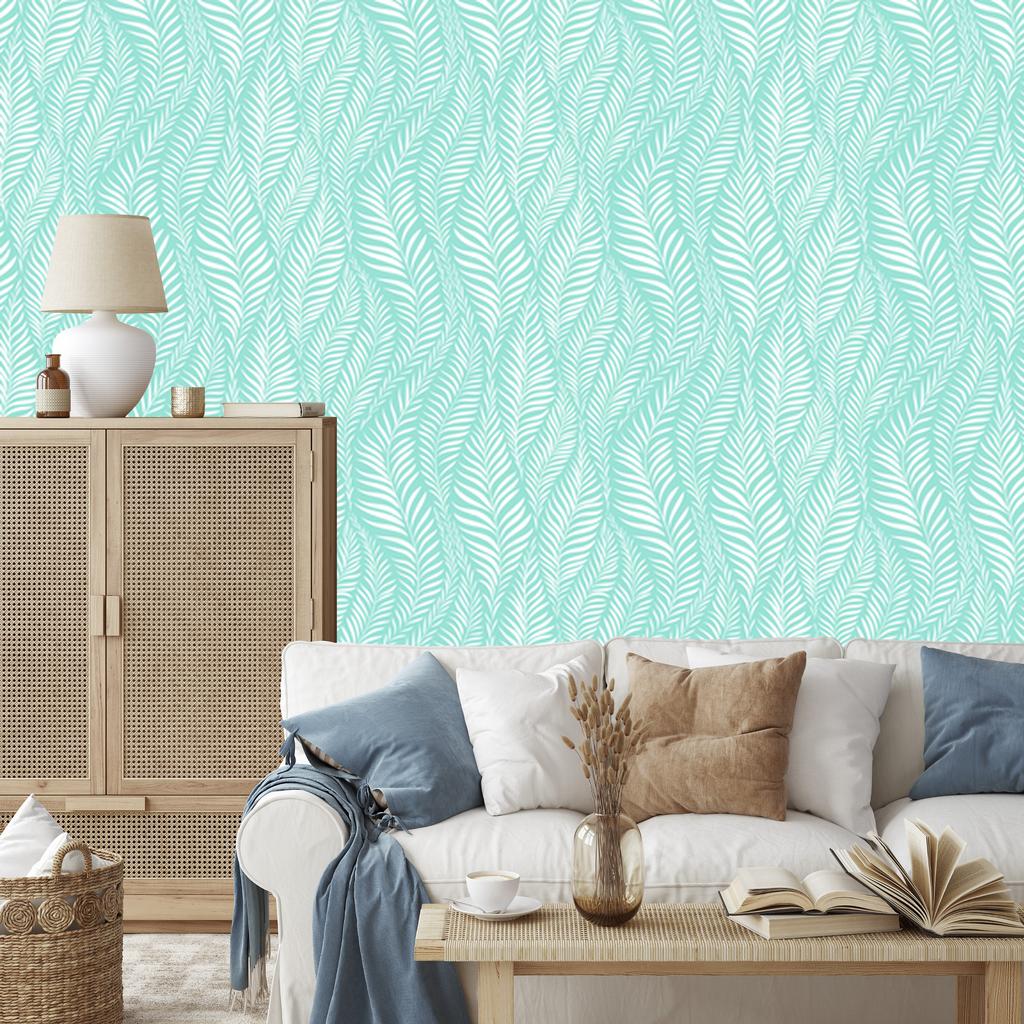 Delicate Leaves Wallpaper for Living Room and Bedroom 50x1000