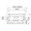 Laptop Mount Tray for Arms,Notebook Tray,Sturdy,Portable,Lightweight Carbon Steel Stable Notebook