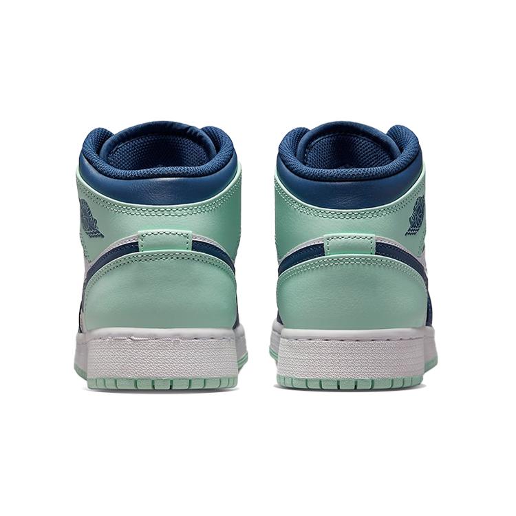 Jordan 1 Mid Mystic Navy Mint Foam GS 554725-413