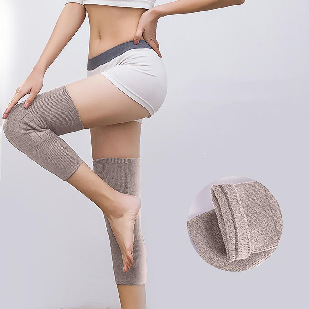 Ginocchiere in Cashmere Ispessito E Scaldamuscoli Invernali Ispessiti per Gambe e Articolazioni