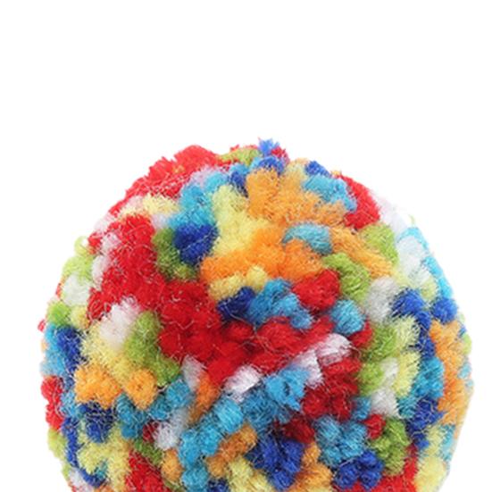 6Pcs Pet Molar Toy Bite Resistant Relieve Stress Plush Creative Bite Chew Toy Ball for Cats
