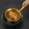 Stainless Steel Skimmer Spoon with Heat Resistant Handle Strainer Ladle Large Colander for Straining and Blanching