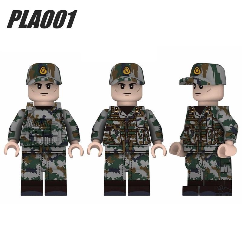 Army Border Patrol Military Mini Figures Building Blocks Toys