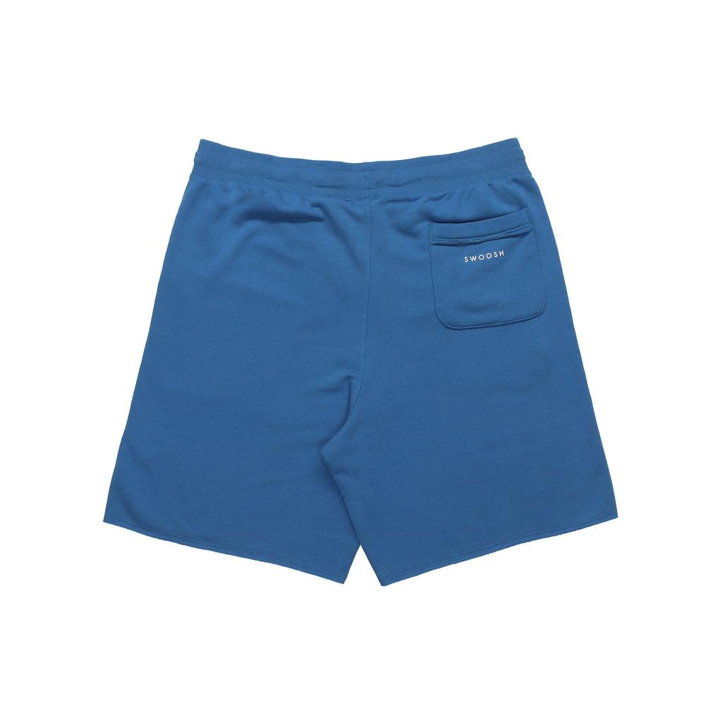 Nike Sportswear Swoosh Logo Knit Straight-Leg Casual Shorts Men Bottoms Industrial-Blue DJ5373-440