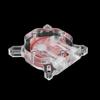 Computer GPU Water Cooler Cooling Block Waterblock Red Copper Base POM Cover