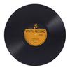 Rund vinylplate-teppe 80 cm Retro 80-tall Sklisikker Musikktema Teppe Vintage Platespiller Matte Soverom Stue