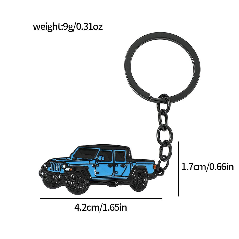 Car Model Pendant Keychain Tacoma Style Metal Keychain Suitable for Jeep Durable Decor Accessories