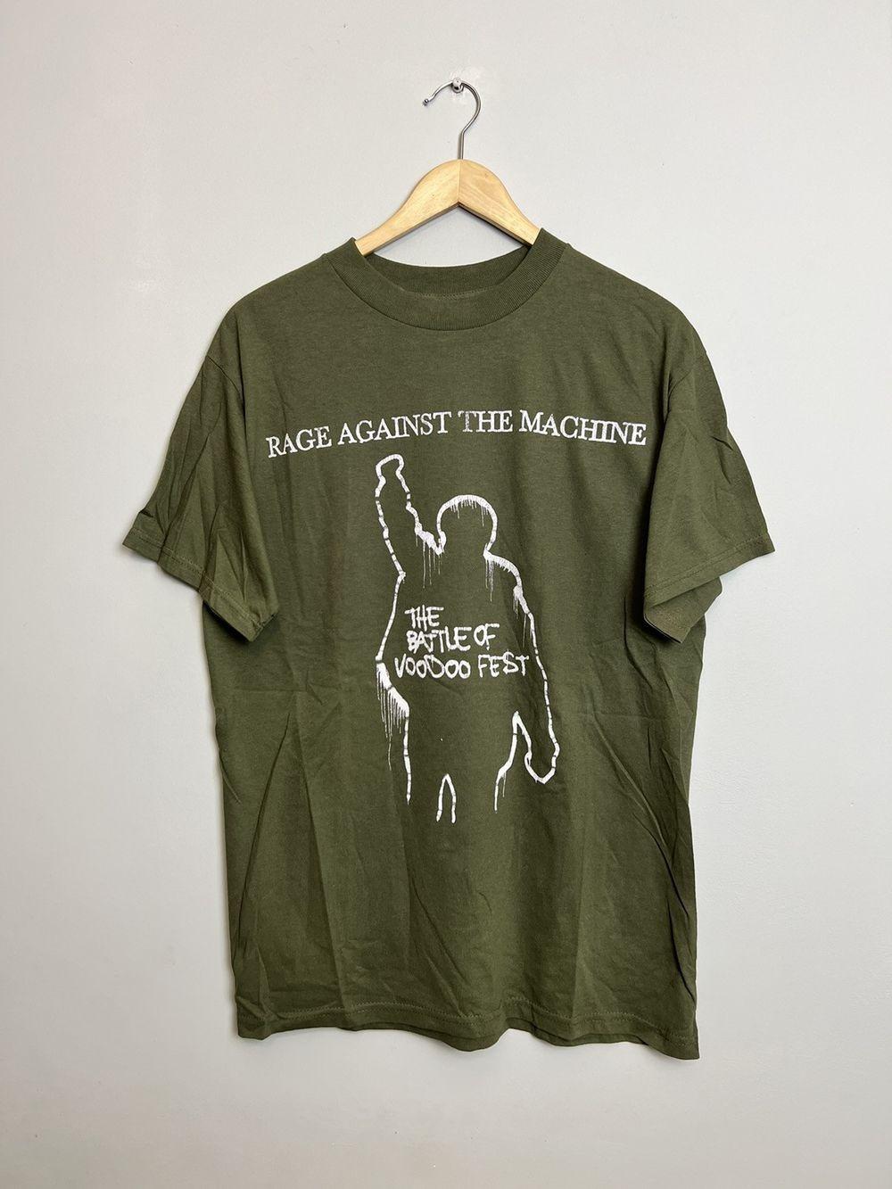 Rage Against the Machine The battle military green t-shirt QT5166 S