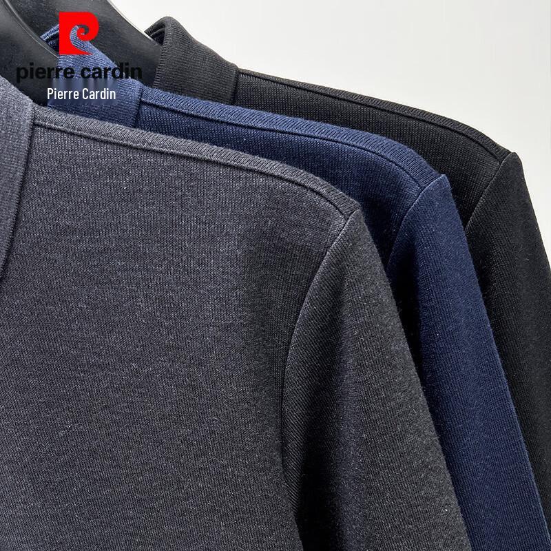 Pierre Cardin Men's Long-Sleeve Cashmere Silk Blend Polo Shirt