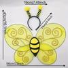 Kids Bee Costume Set Wings Headband Cute Accessories for Stage Show