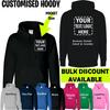 Personalised Custom Hoodie Stag Party Jumper Kids Workwear Hooded Top Gift