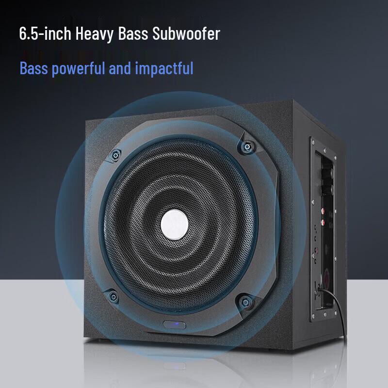SAST SA-3508 2.1 Bluetooth Desktop Speakers with Subwoofer CN Plug (adapter Included)