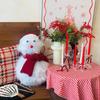 High-End Red Plaid Christmas & New Year Tablecloth for Dining & Coffee Tables