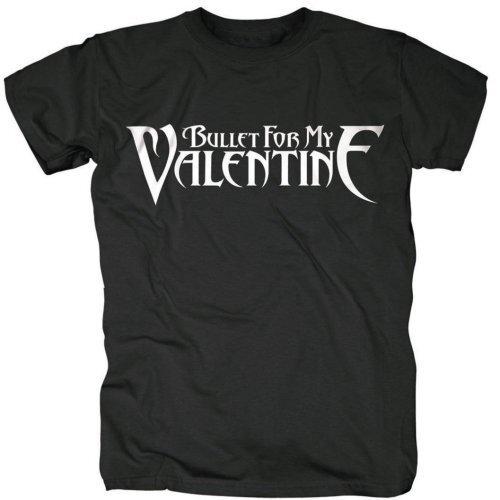 Rockoff Trade Men's Bullet for My Valentine Logo T-Shirt, Black, X-Large