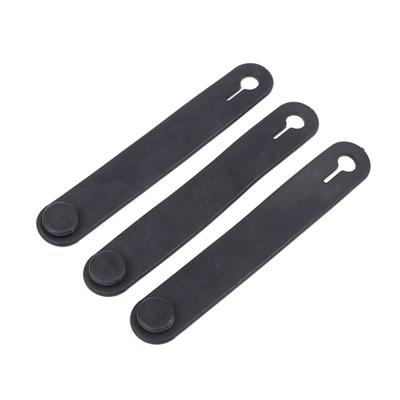 10 Stuks Motorfiets Rubber Frame Bevestigingskabel Kabelboom Stroomkabelbinder Koppelingskabel Remkabelbinders Elastische Fixeeraccessoires