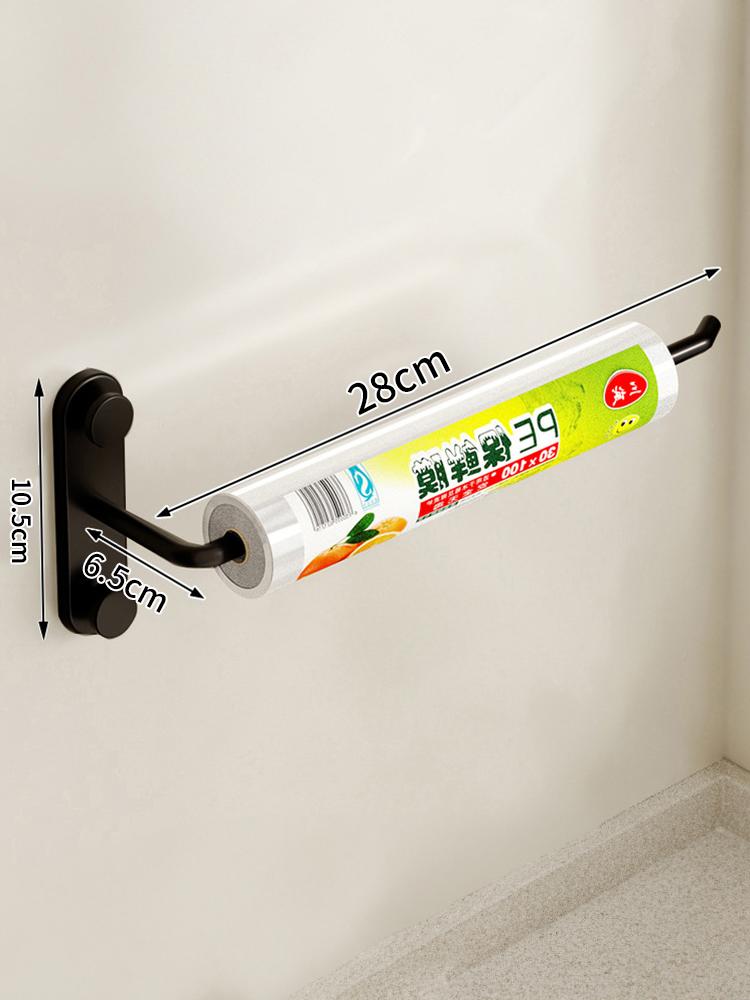 Многоцелевая полка без сверла Держатель рулона Кухонная вешалка для полотенец Организация хранения Плавающие настенные полки Кухонные принадлежности 1980₽