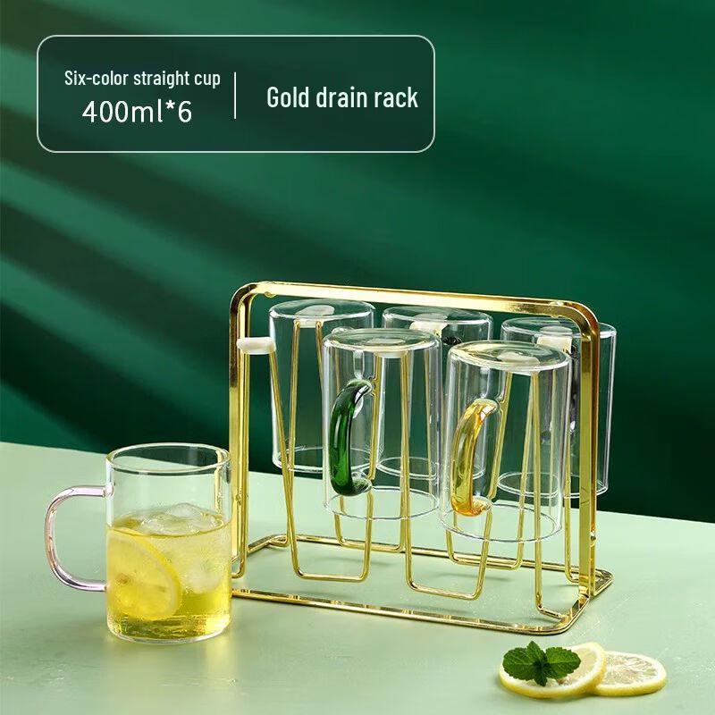 Heat-Resistant Glass Mug with Handle