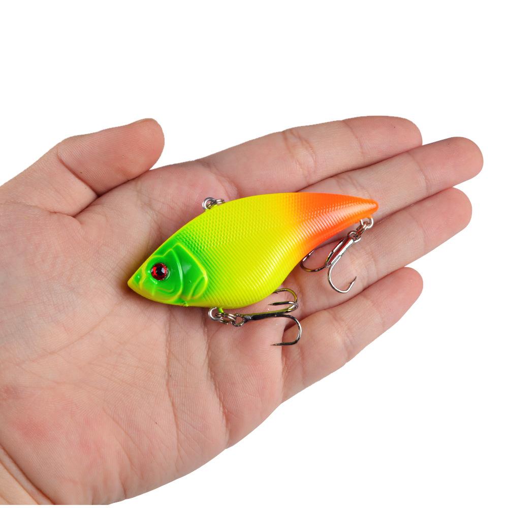 1PCS Hard VIB Fishing Lure 7cm 16g Plastic Artificial Bait Treble Hooks Peche Bass Pike Trolling Pesca Fishing Tackle