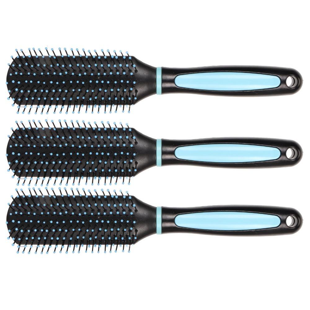 3pcs Volumising Detangling Hair Brush Gentle Styling Brush Curly Hair Brush  Travel Use