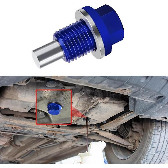 M14×1.5 Magnetic Oil Drain Plug, Transmission Oil Plug, Oil Pan Sump Drain Nut Bolt Screw Repair Kit, Car Magnetic Oil Drain Plug Removal Tool for