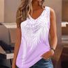 Regatas 3D Retrô com Estampa de Flores para Mulheres Treino Yoga Academia Camisetas Esportivas de Verão Estampadas Coletes Plus Size