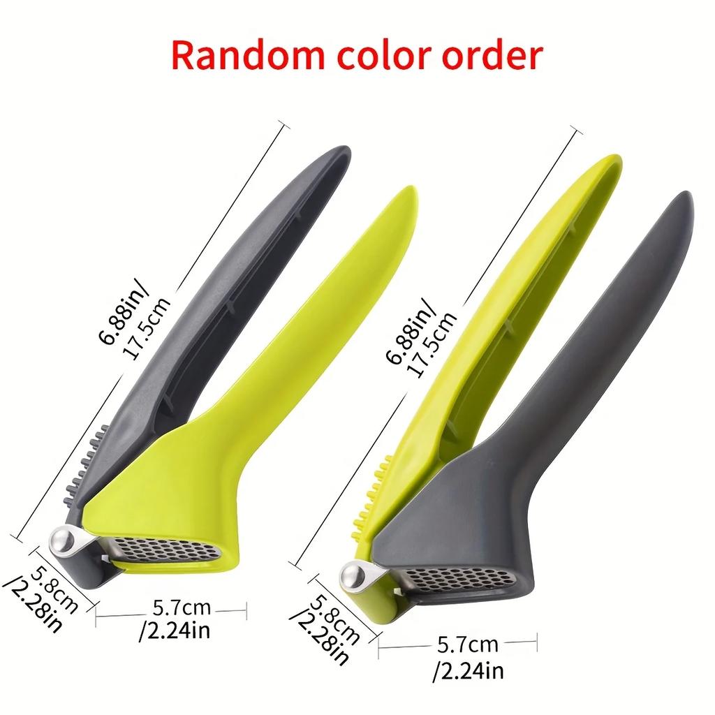 1 ks Ruční lis na česnek a kráječ - Účinný drtič česneku do kuchyně, Snadno se čistí, Mlýnek na česnek, Kuchyňský gadget