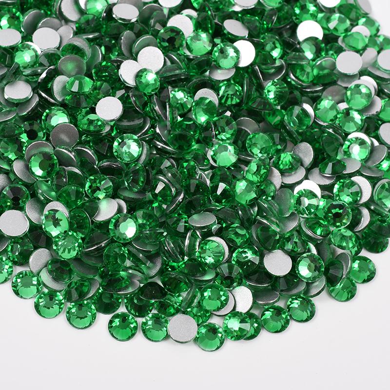 New Misty Rose Colors Glass Rhinestones SS6-SS30 Non Hotfix Crystals Flatback Crystal Rhinestones for Nail Art DIY