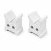 1Pair V Type Parts Fixing Bracket 3D Printed Support Holder For Round Shaft Rod Positioning Fixture Diy Mechanical Project Use