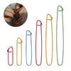 6 Pieces Aluminum Yarn Stitches Holder Knitting Stitches Holders Crochet Hooks Stitches Holder Knitting Accessories
