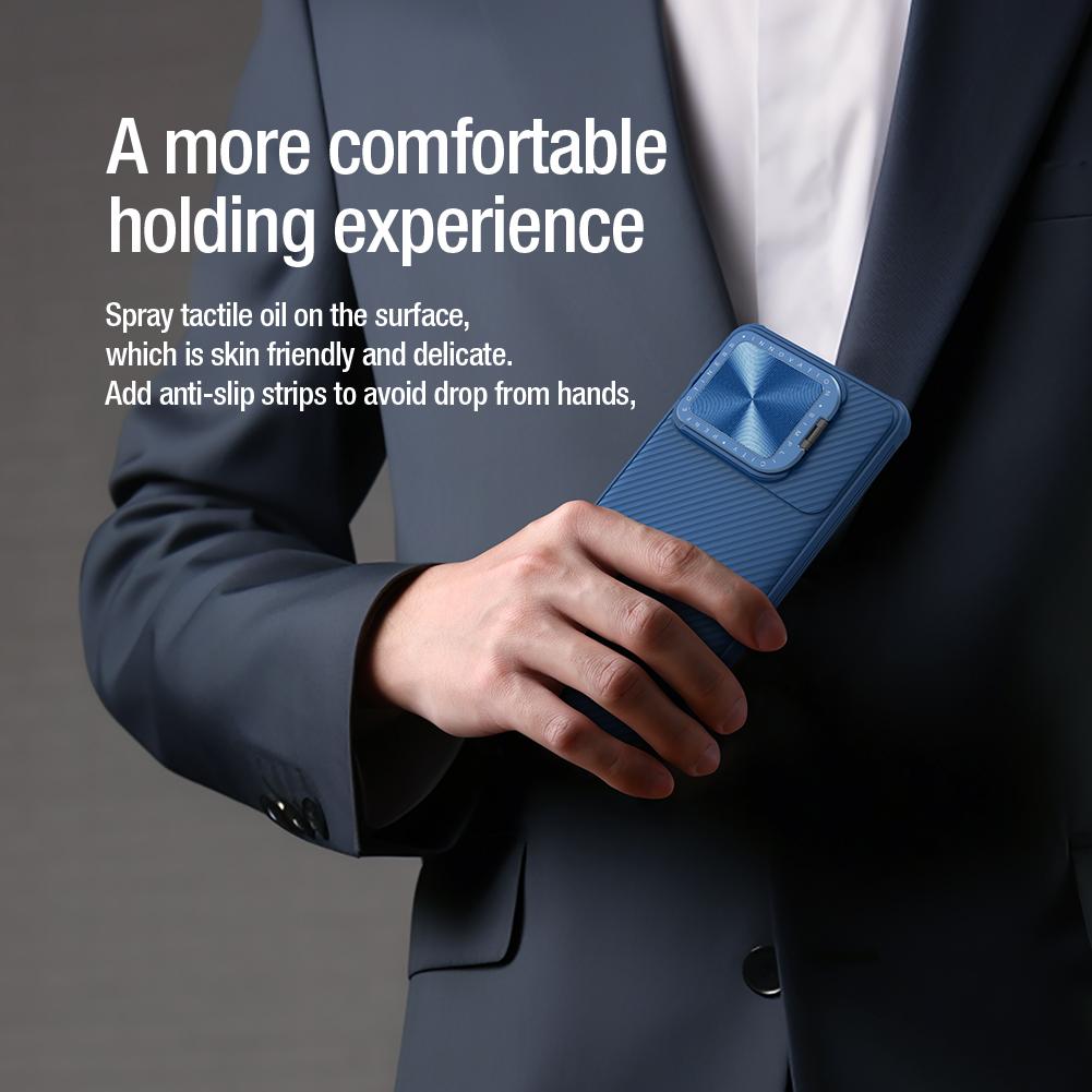 NILLKIN Camshield Prop Series for Xiaomi Poco F6 Pro 5G/Redmi K70 5G/K70 Pro 5G PC+TPU Phone Case Kickstand Phone Cover