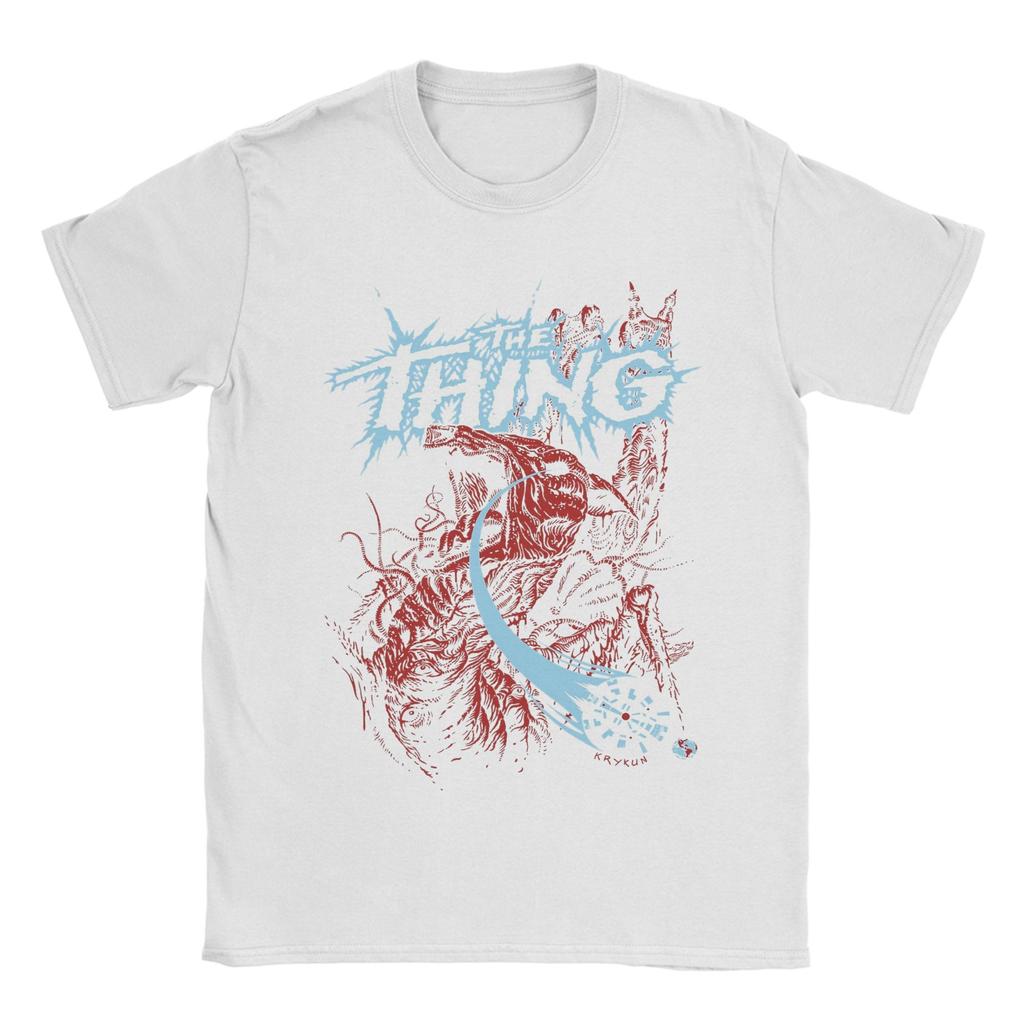 John Carpenter The Thing T-Shirt Summer Cotton T-Shirts For Men Hip Hop Print Tee Shirt Short Sleeves Street Style Top Tees