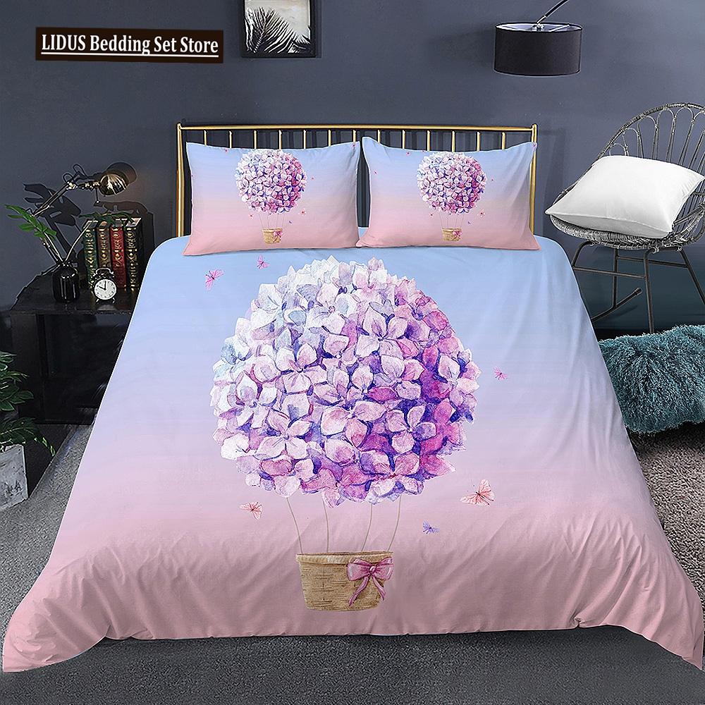 Beautiful Scenic Duvet Cover Set 3D Print Landscape Bedding Set Polyester Comforter Cover With Pillowcases For Kids Men Women