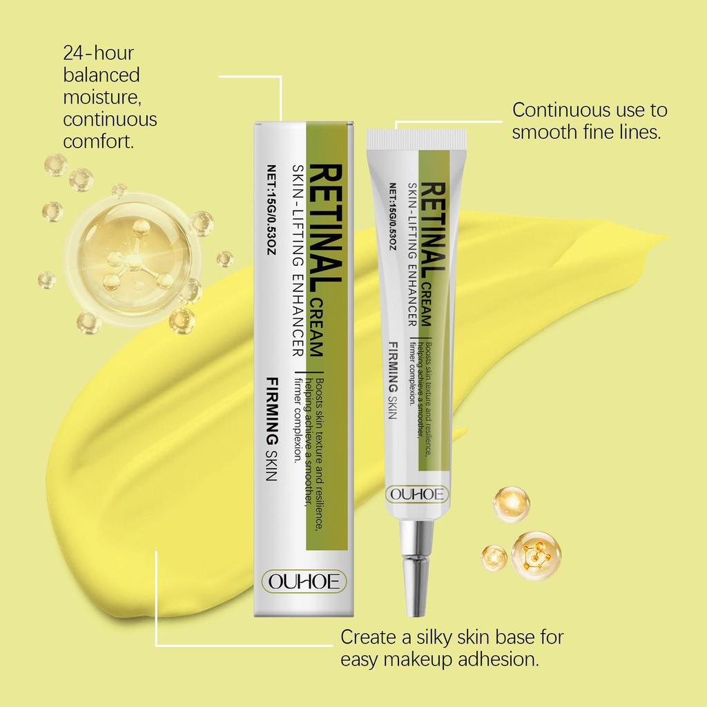 Creme Antienvelhecimento com Retinol Para Mulheres Firmador Iluminador Hidratante Facial Hidratação Profunda Creme de Noite Para Pele Seca Sensível Inverno