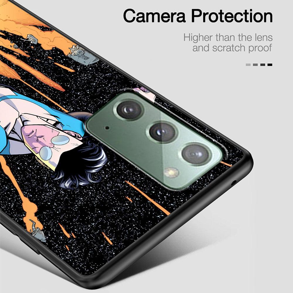 Invincible Comic Case for Samsung Galaxy Note 20 Ultra 8 10 Lite 9 TPU Phone Cover Note 10 Plus Black Soft Shell Funda Capa