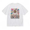 Women's Trend Comfy Breathable Classic T-Shirt Mens Womens Tees Top Every Knee Shall Bow Tee
