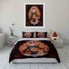 Halloween Skeleton Art Design Bedding Duvet Cover Set Duvet Cover Pillowcases  (1*Duvet Cover 2*Pillowcases, Without Duvet Insert)