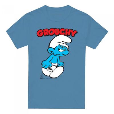 The Smurfs Unisex Adult Grouchy T-Shirt