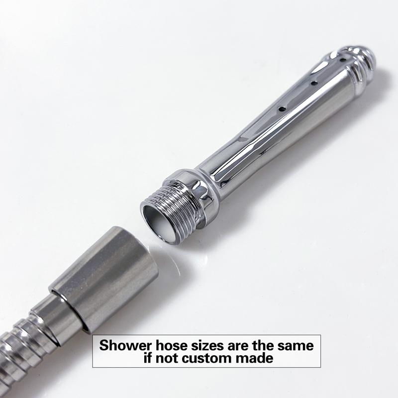 ABS anal vaginal douche butt flush Conversion head for outdoor use Butt plug multi-function enema plug-in shower sex toys