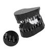 Denture Drill Bit Holder Teeth Model Shaped Full Opening Screwdriver Bit Organizing Holder with 28 Drill Bits