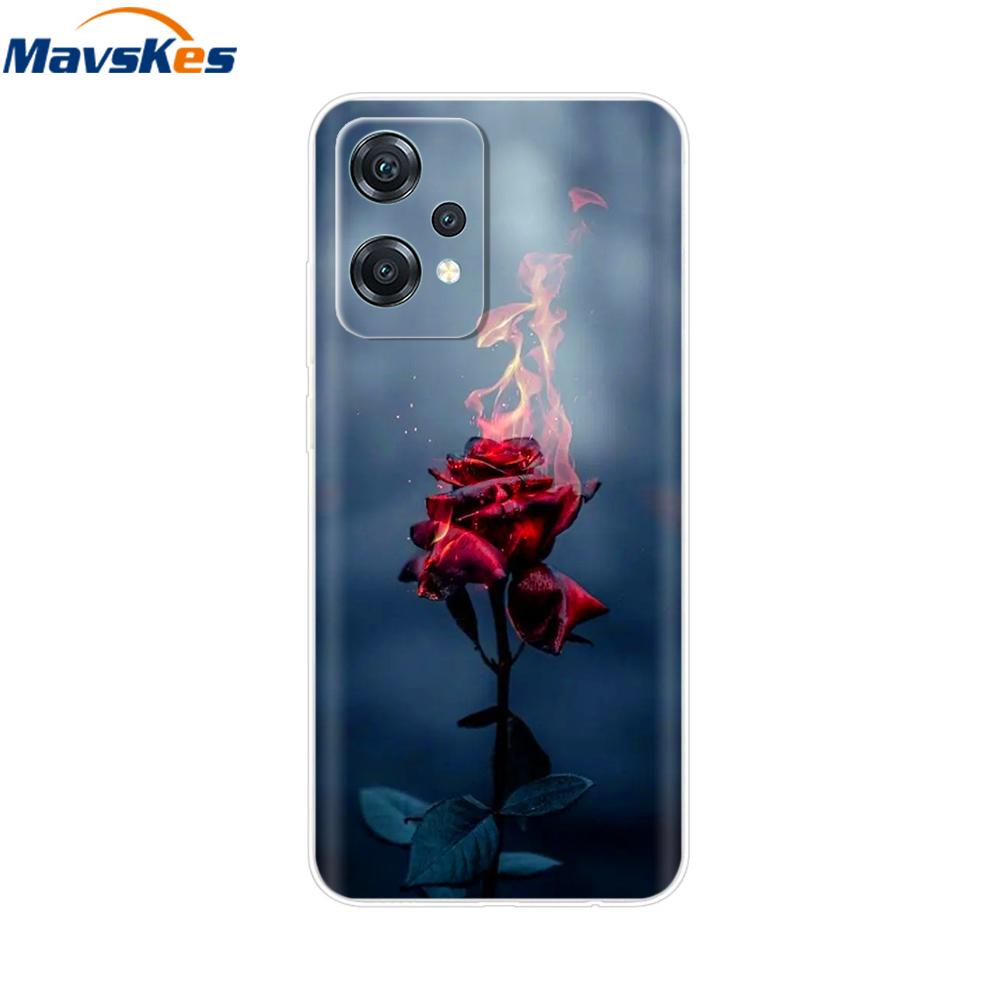 For OnePlus Nord CE 2 Lite 5G Case Cover for OnePlus Nord 2T Marble Transparent Soft Clear Silicone Phone Cases Funda Bumper