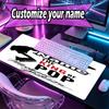 Custom Name Personalized Michael Jackson Pattern Mousepad, Laptop PC Desk Mat, Decorative Desk Mat for Home Keyboard Pad Gift