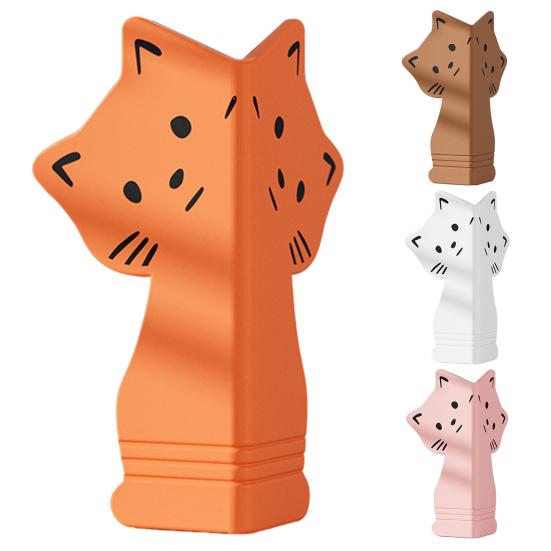 Cat Silicone Anti-Collision Pad Self-Adhesive Baby-proof Safety Corner Protector Thickened Home Living Room Wall Corner Protection Bumper Guard