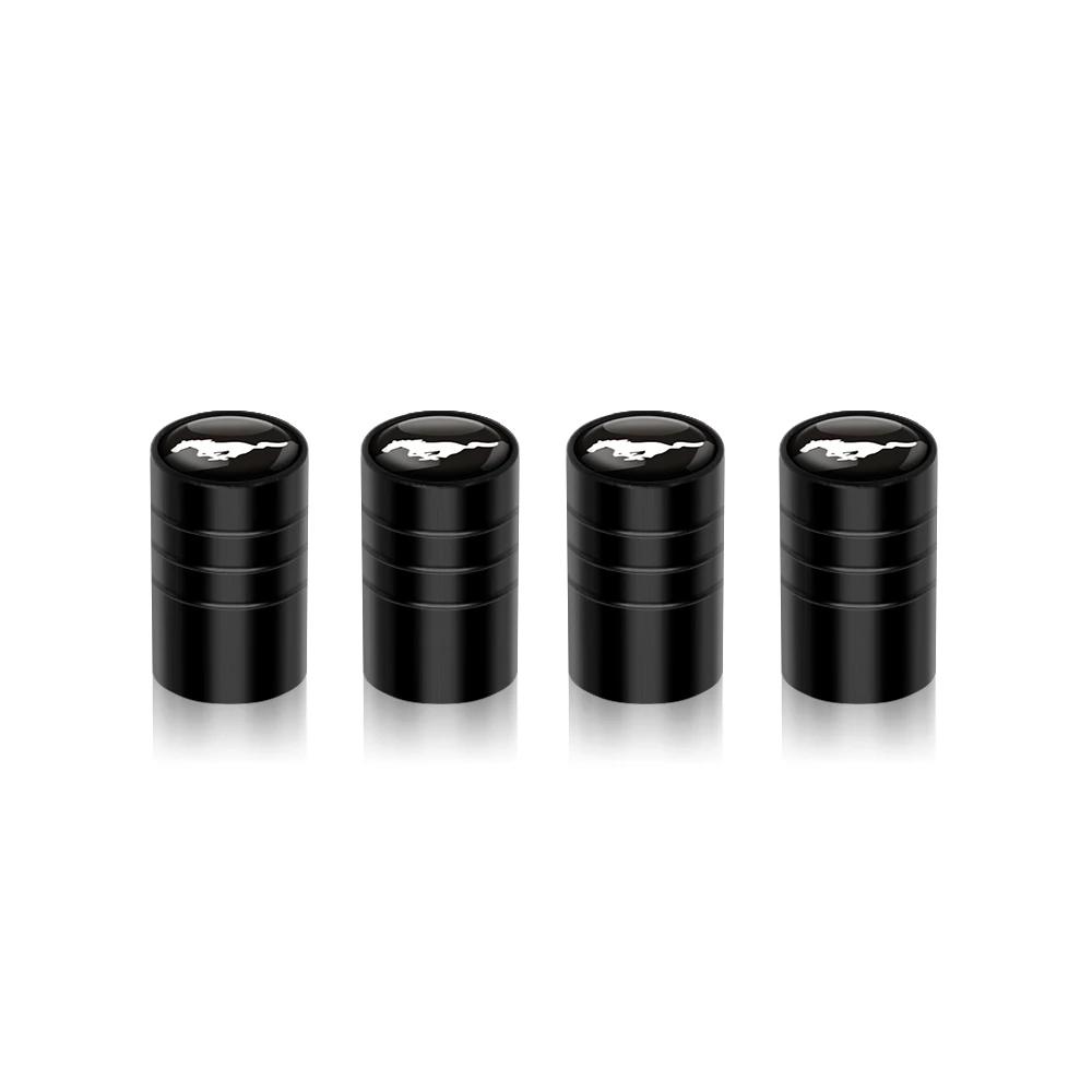 Car Sticker Ford 4pcs Car Styling Wheel Tire Valve Air Stem Cap Badge Decoration For Ford Ranger Focus Kuga Mustang Mondeo Fusio