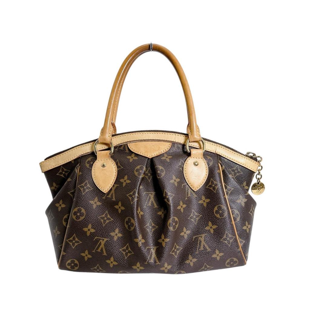 LOUIS VUITTON Monogram Tivoli PM Handbag Monogram canvas Brown Women M40143 Used