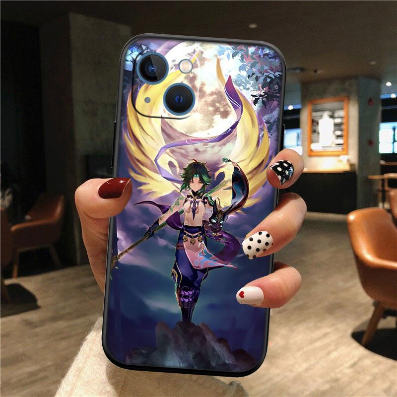 IK34 Genshin Impact Girl Phone Case for Samsung Galaxy S20 S21 S22 Ultra FE + Plus A21S A22 A24 A25 A26 A30 A30S A31