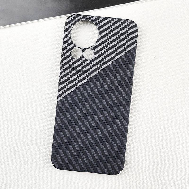 Luksusowe Ultracienkie Etui na Telefon z Teksturą Włókna Węglowego Dla Huawei Nova 13 12 11 Pro Ultra 12s Lite Odporne na Odciski Palców Twarde PC Pełna Ochrona Pokrowiec