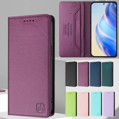Wallet With Card Slot Kickstand Magnetic Flip Leather Case For XiaoMi 11 Lite 11i 11X 11T 10 10T 9 Pro  Ultra 5G