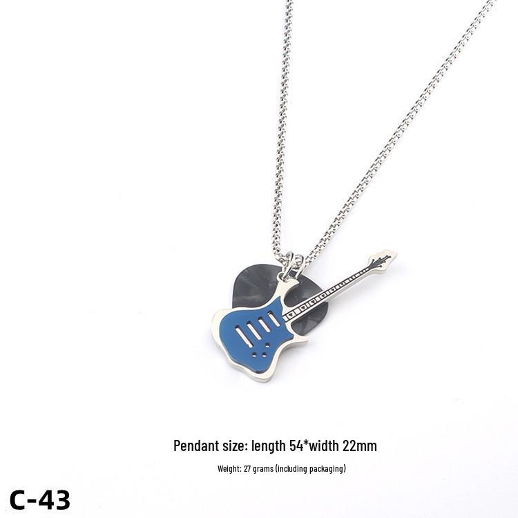 Colier Unisex cu Pandantiv Cruce Stil Hip-Hop - Accesoriu Bijuterie din Oțel Inoxidabil