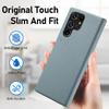 Y1 For Samsung Galaxy S22 Ultra 5G Slim Case Litchi Texture PU+PC Phone Cover